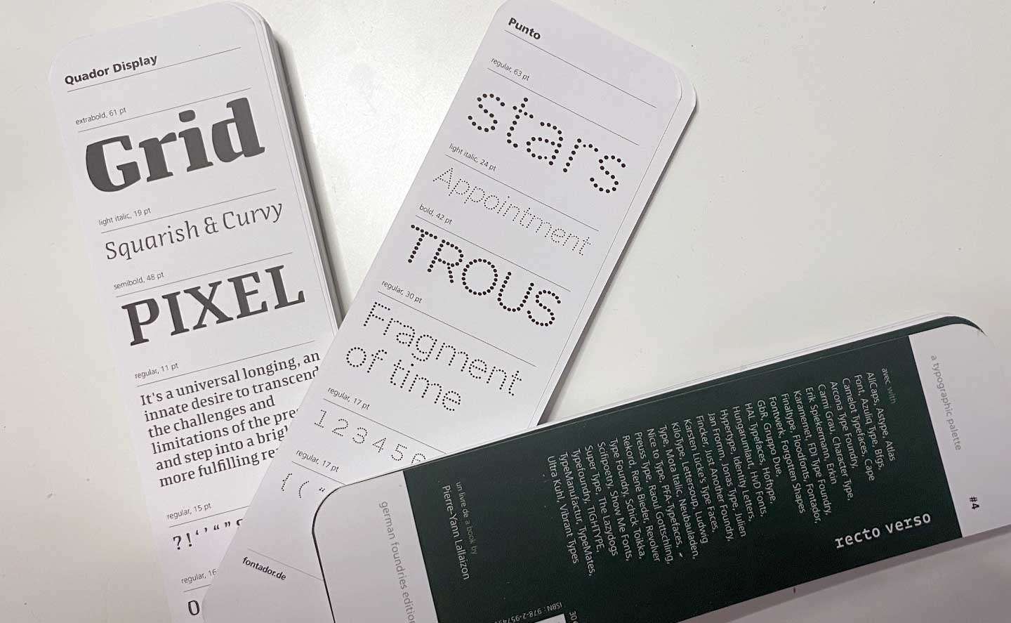 fontador in recto verso